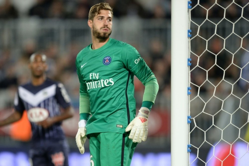 Kevin Trapp is very happy with Emery. AFP