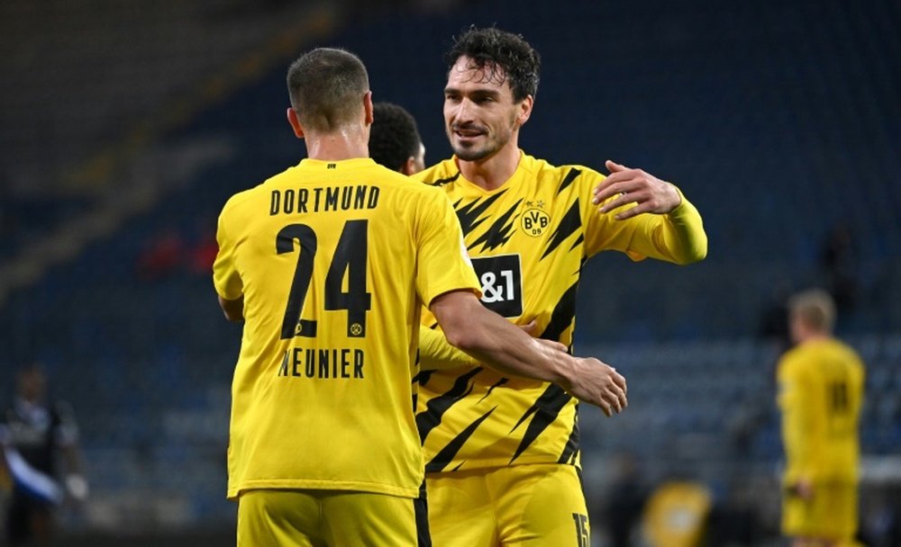 Thomas Meunier misses Wednesday's key home Champions League game. AFP