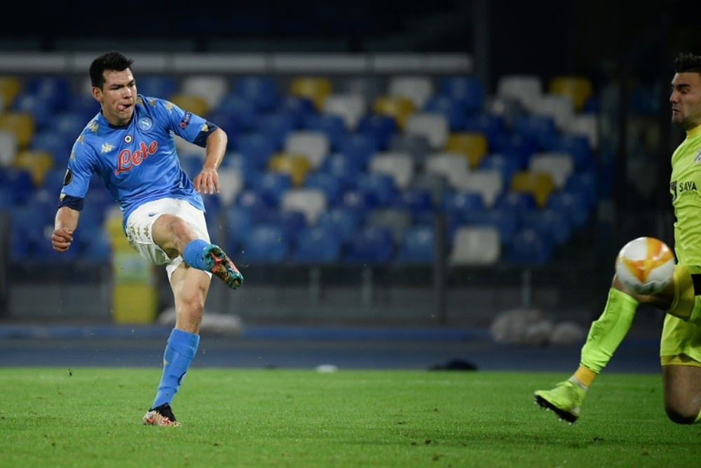 Hirving Lozano habló sobre el posible interés del Newcastle. AFP