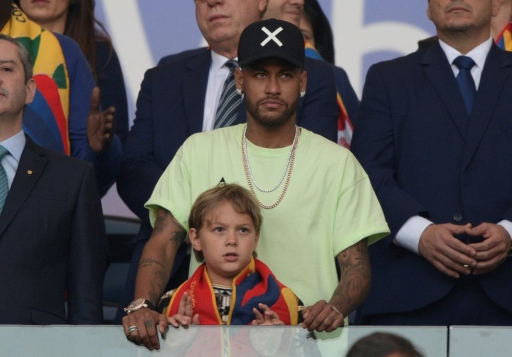 Neymar reviendra à Paris ce dimanche. AFP