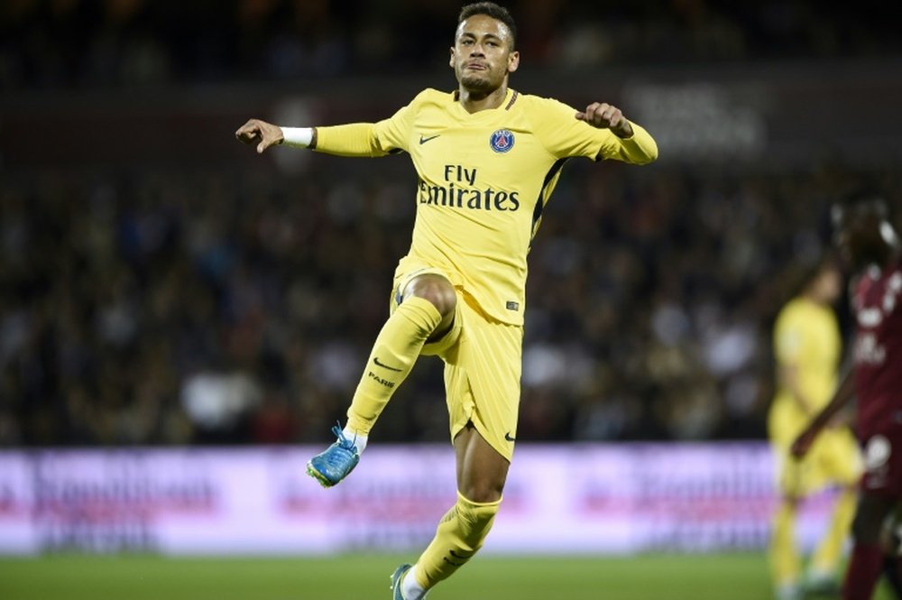 Pour Neymar, c'est peut-être la bonne pour le club de la capitale. AFP