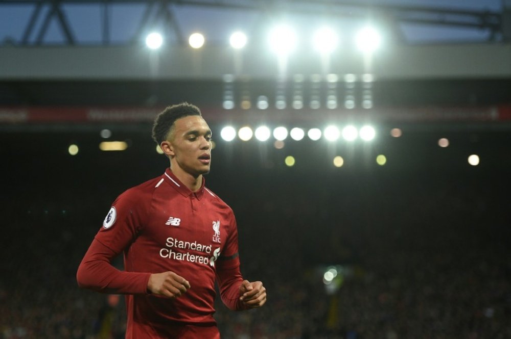 Alexander-Arnold believes in a Liverpool comeback. AFP