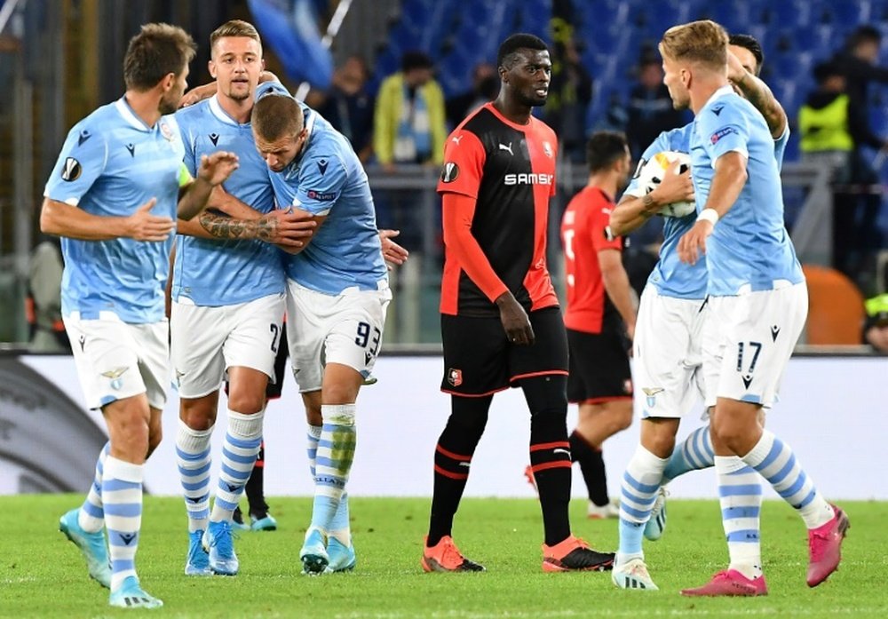 La UEFA expedienta a la Lazio por incidentes racistas. AFP