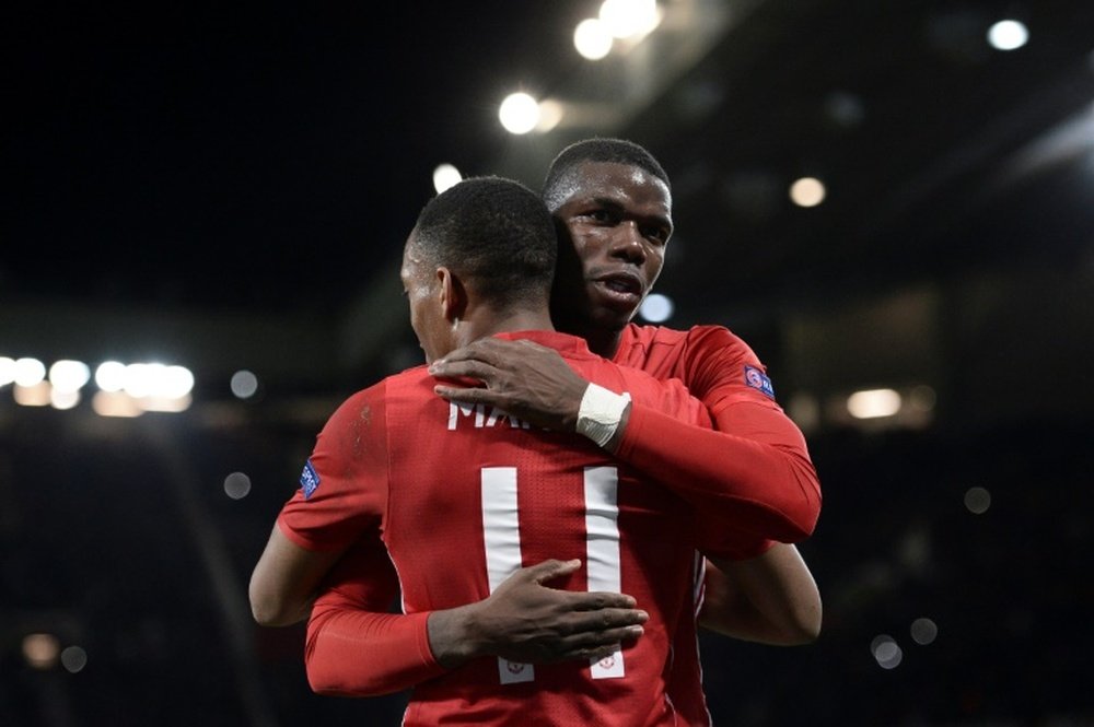 Zidane was interested in both Pogba and Martial. AFP