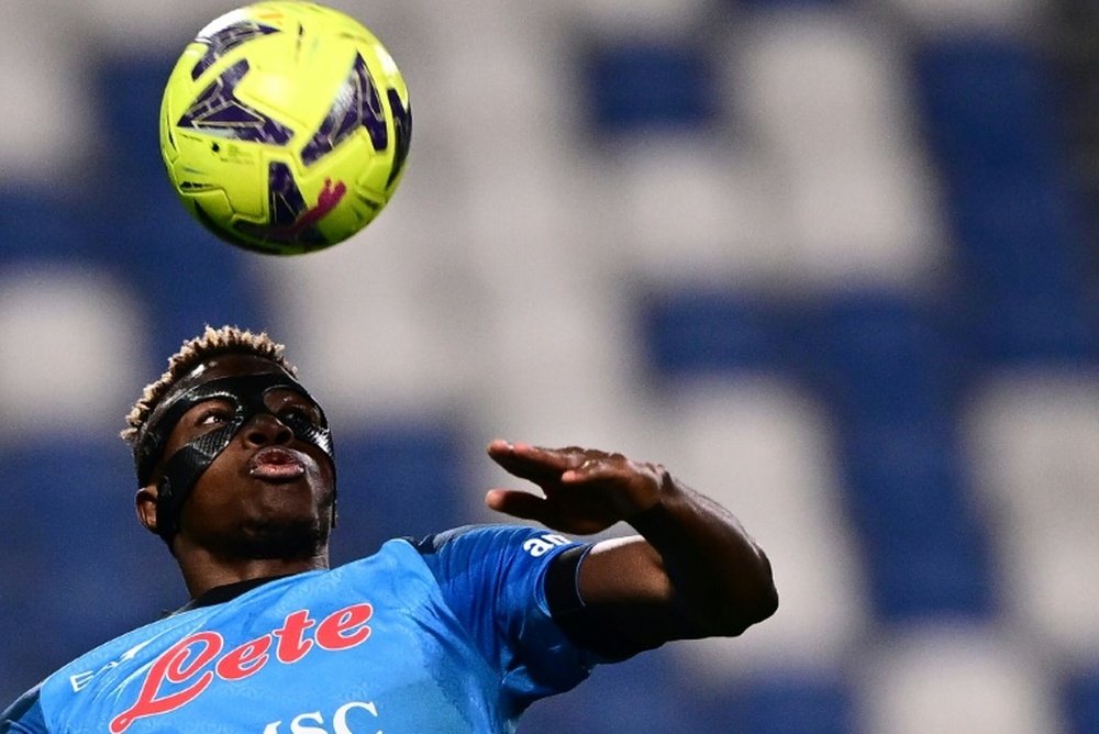 Osimhen has scored 26 goals this season. AFP