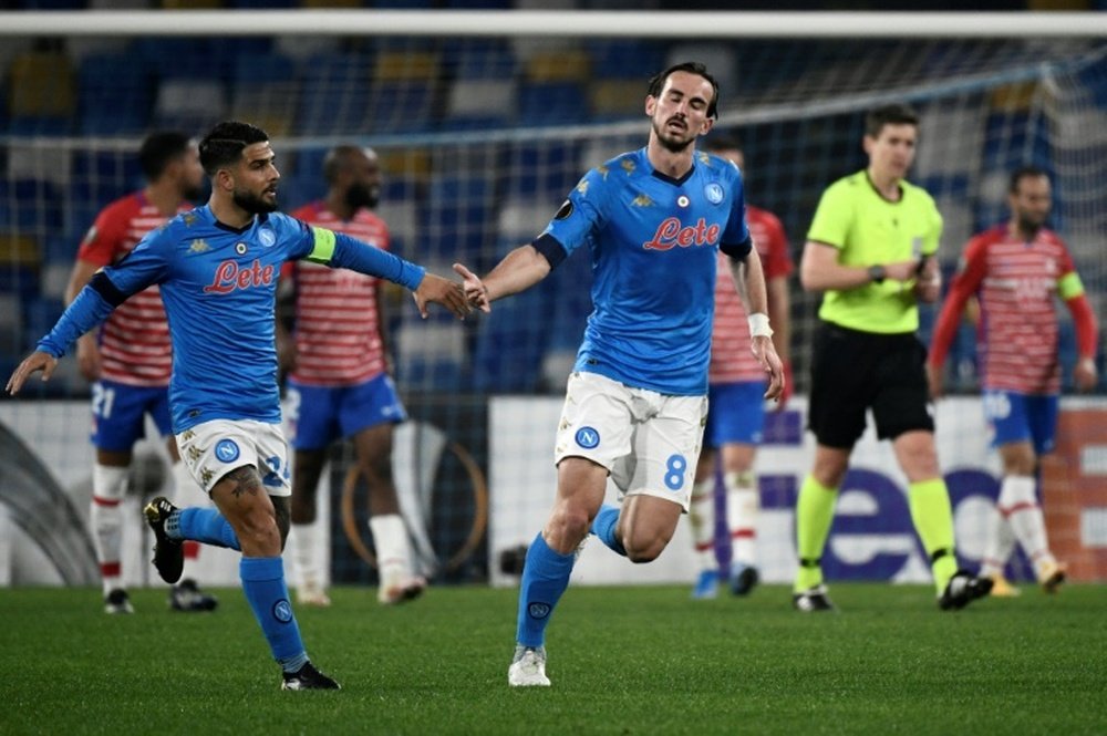 Fabián Ruiz tiene contrato con el Nápoles hasta 2023. AFP