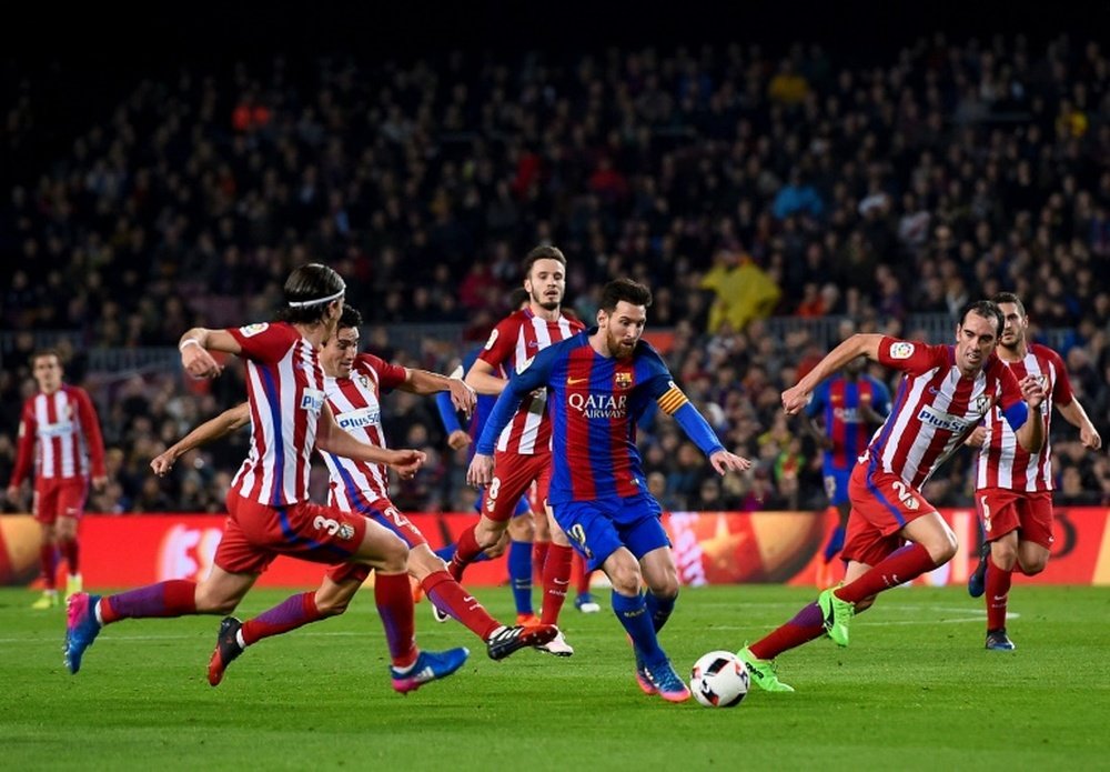 Un match couperet se jouera au Camp Nou. AFP