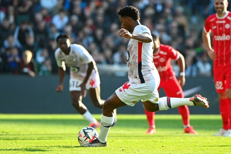 Jonathan David es uno de los referentes del gol en la Ligue 1. AFP