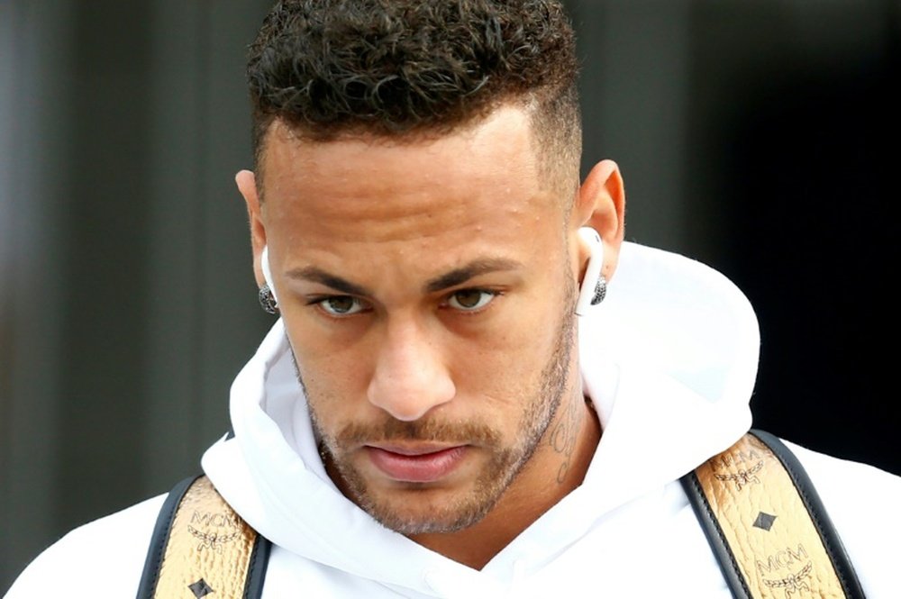 Neymar leaves the Brazil team hotel in Kazan on Saturday in the wake of their World Cup exit at the hands of Belgium