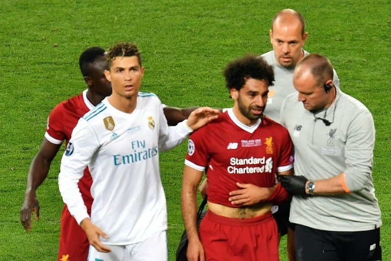 Salah renovó con el Liverpool. AFP