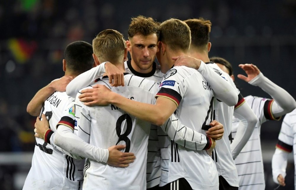 Alemania ya está clasificada a la Eurocopa. AFP