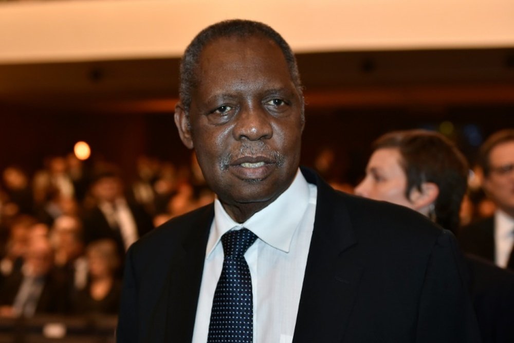 Le président de la CAF Issa Hayatou, le 11 janvier 2016 à Zurich