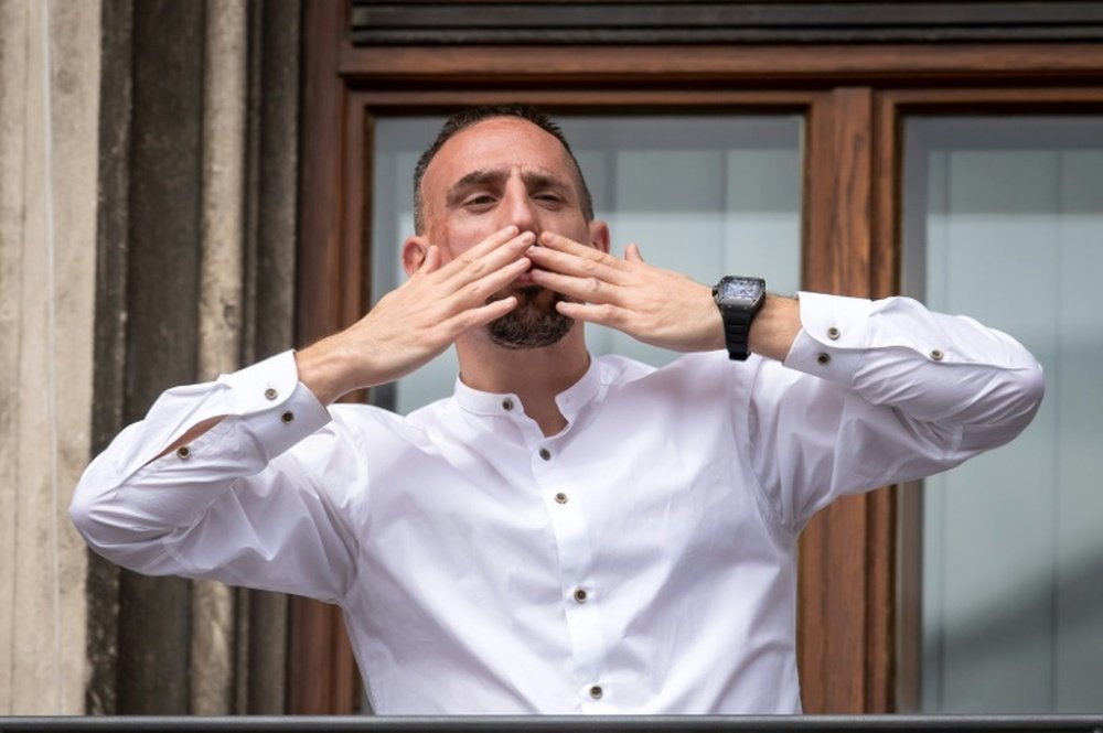 Ribéry est en Italie. AFP