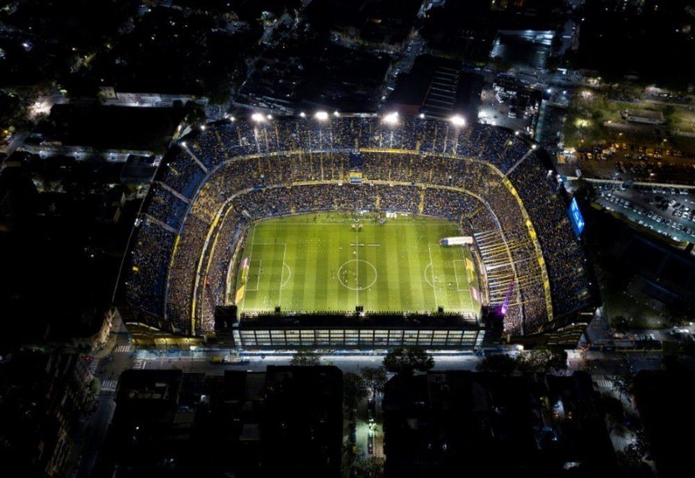 El estadio de Boca Juniors cumple 80 años. AFP