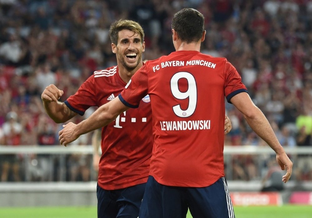 El Bayern no contempla su salida. AFP