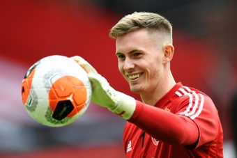 Dean Henderson has been linked with a move away from Man Utd. AFP