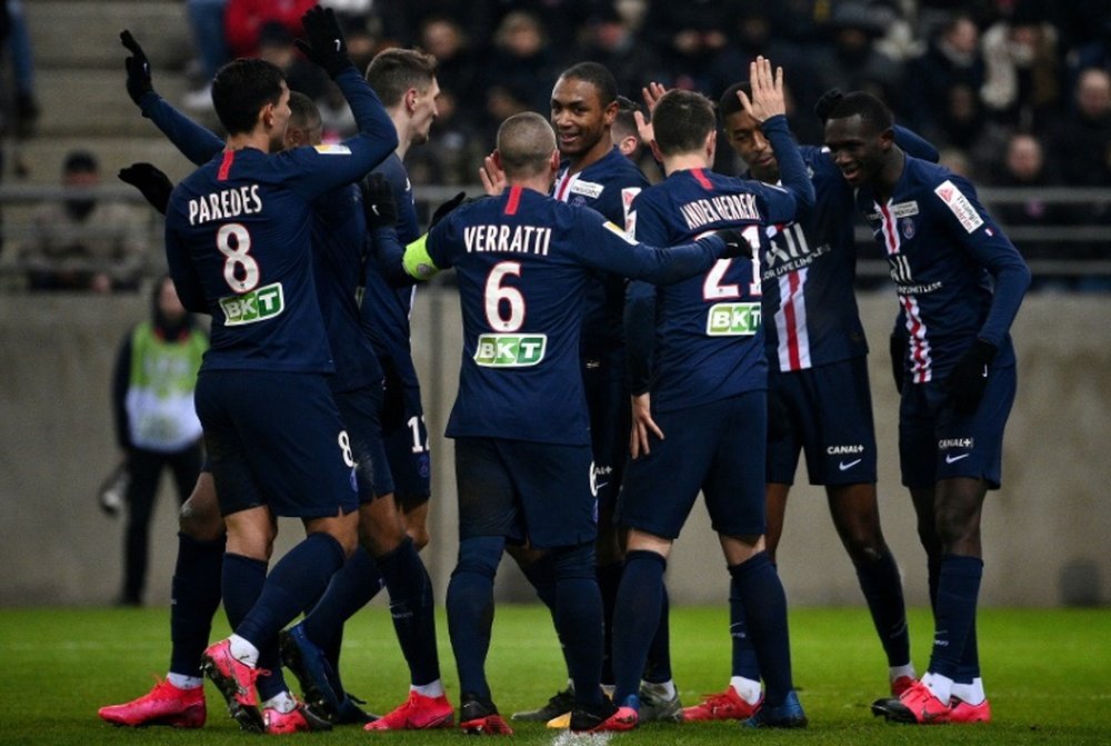 Le PSG rejoint Lyon en finale de la Coupe de la Ligue. AFP