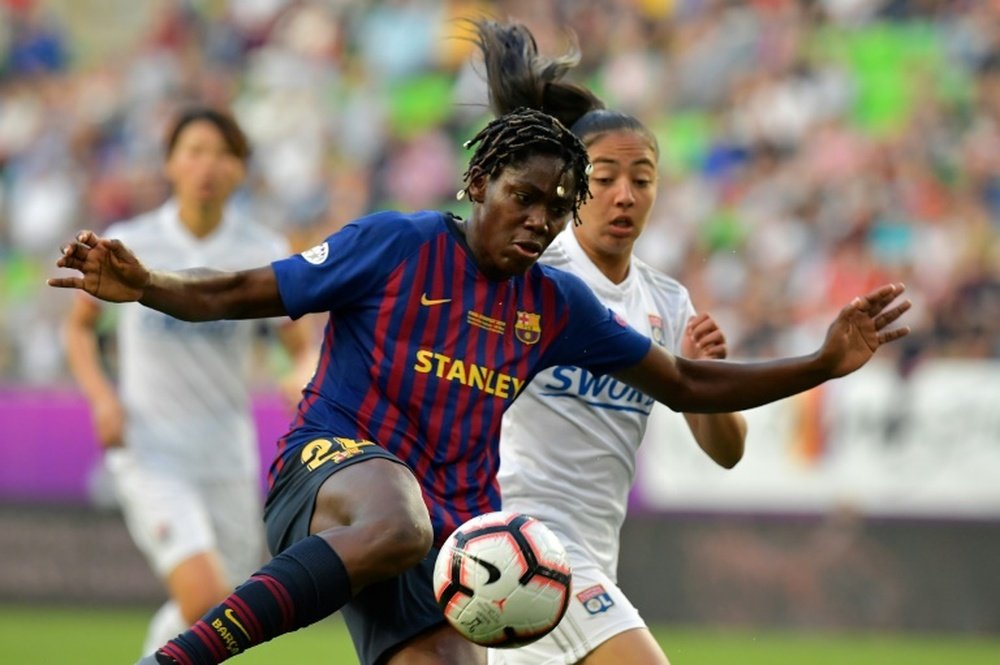 Asisat Oshoala, meilleure joueuse africaine de l'année. AFP