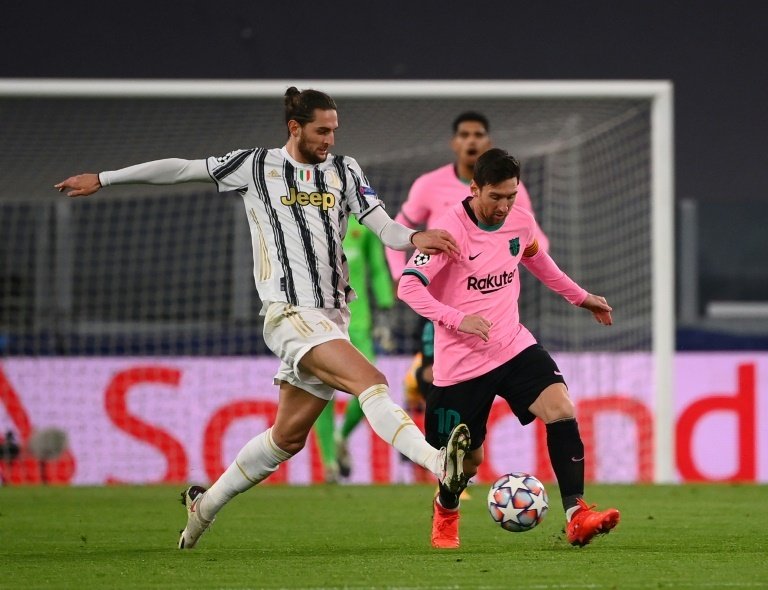 Messi lideró al Barça ante la Juventus y Vieri vibró con él. AFP