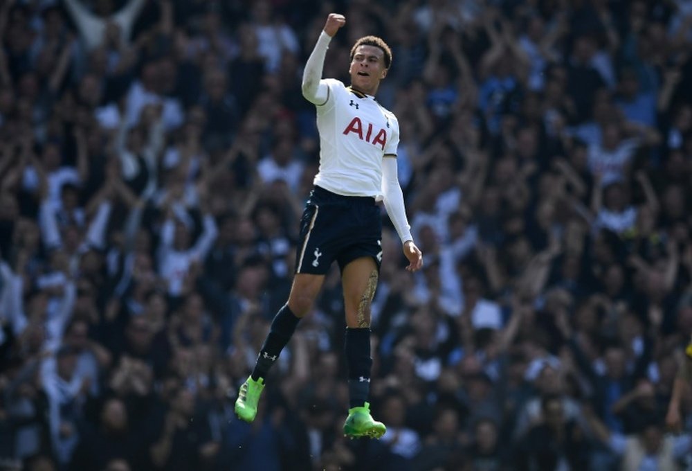 Pochettino called Alli a 'top player' after his performance against Barnsley. AFP