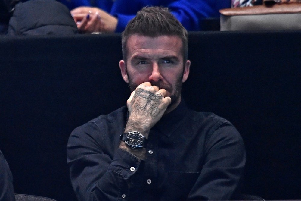 Beckham has recently become a stakeholder of National League side Salford City. AFP