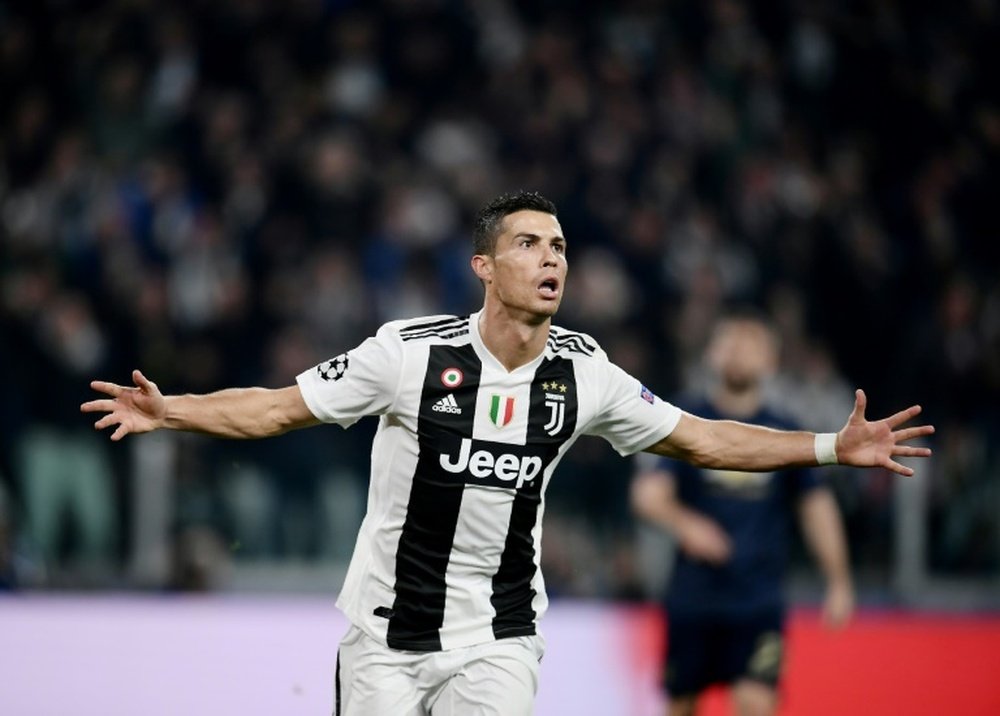 Cristiano Ronaldo y un 'hat trick' más para la historia. AFP