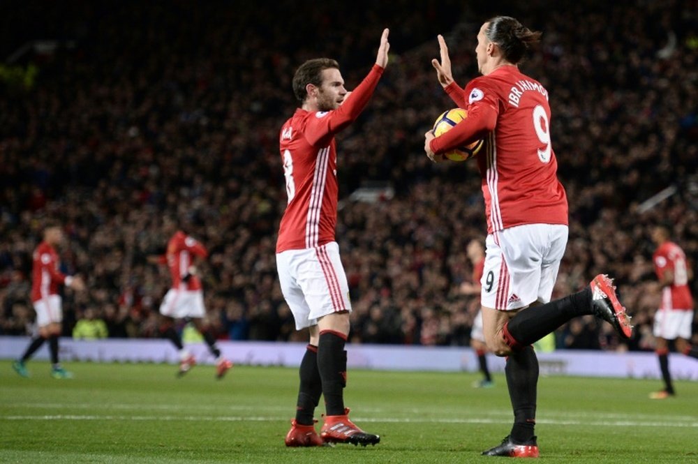 Juan Mata croit en son équipe malgré sa période difficile en Premier League. AFP