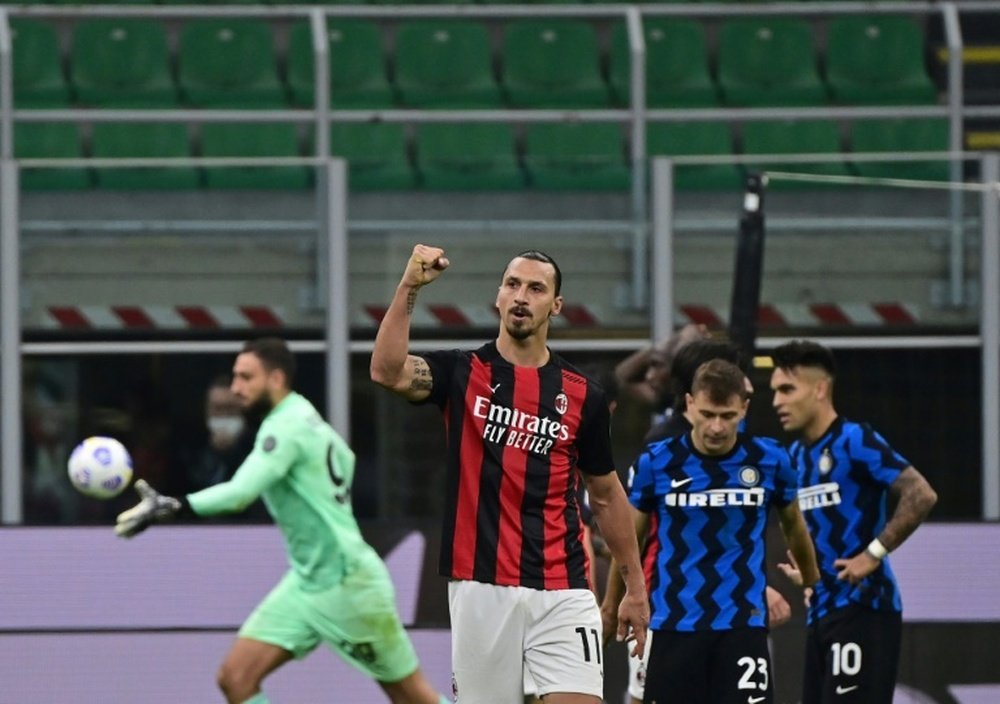 Zlatan Ibrahimovic proclaimed himself god of Milan. AFP