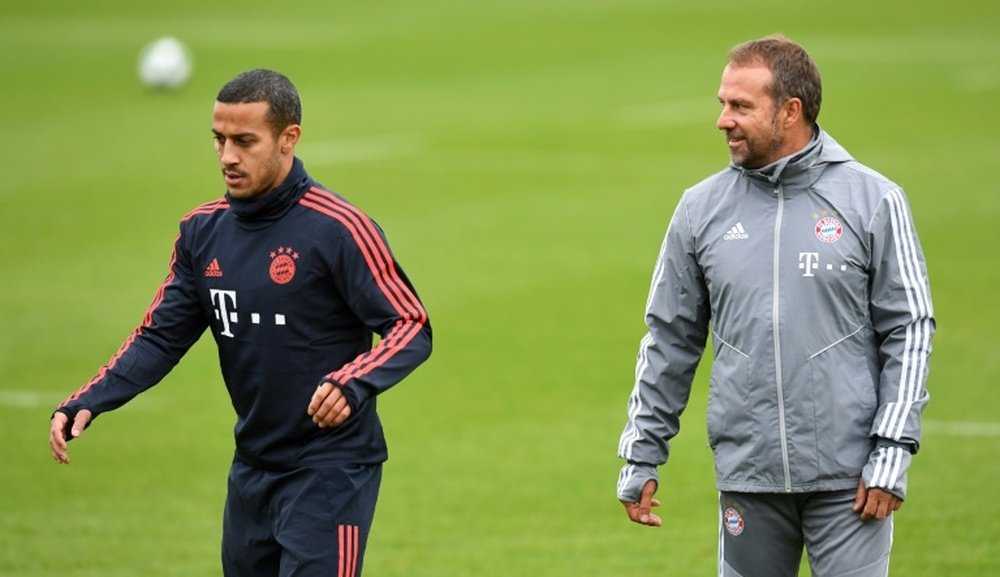 Thiago Alcantara vorrebbe ritirarsi al Bayern. AFP