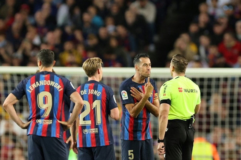 Barcelona have already lifted their La Liga trophy this season. AFP