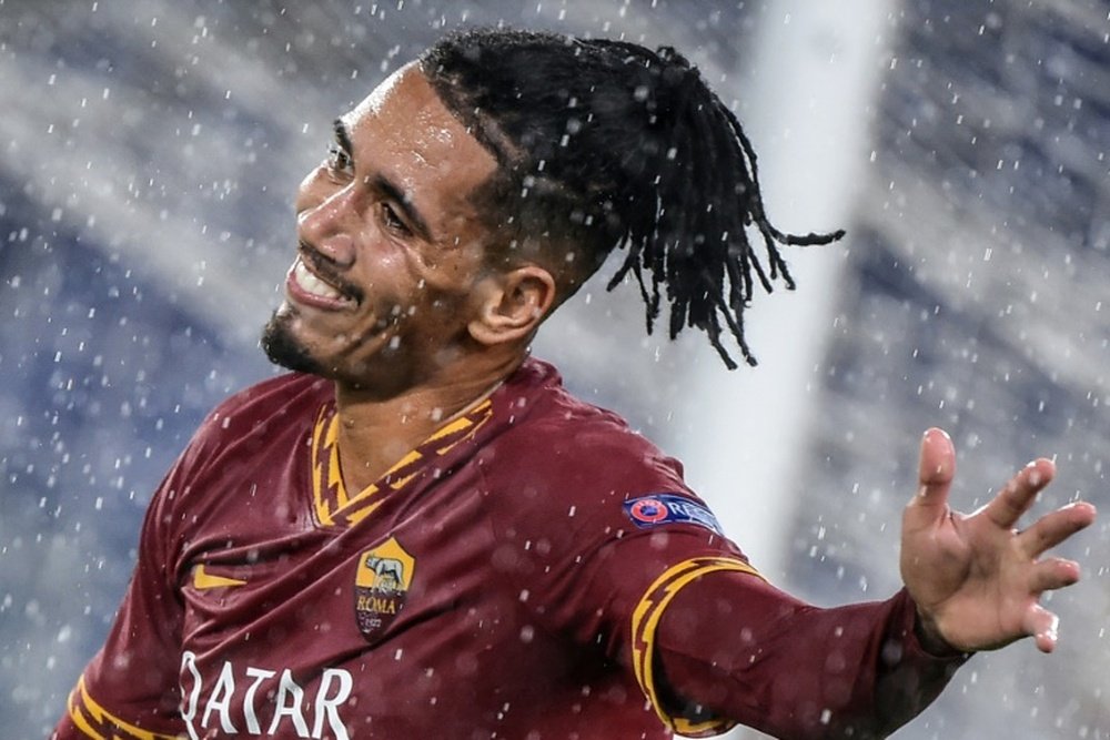 Smalling impõe uma condição à Roma. AFP