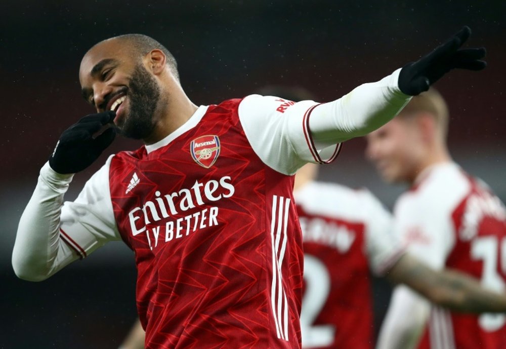 Lacazette spoke about Arteta. AFP