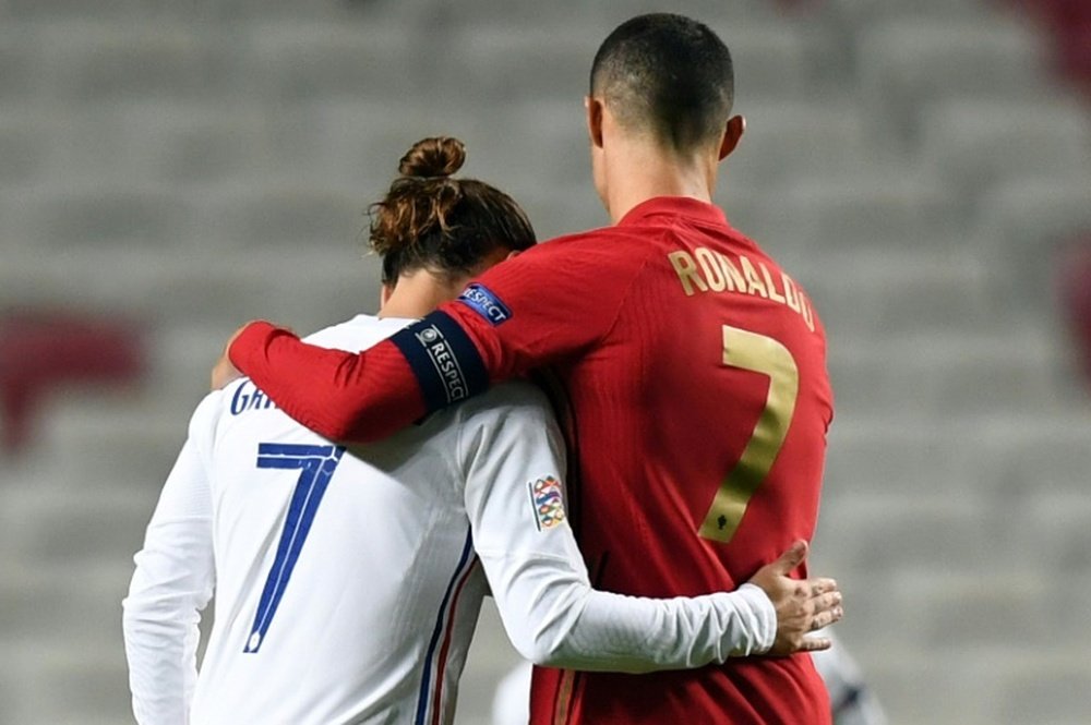 Griezmann tiene sangra francesa... y portuguesa. AFP