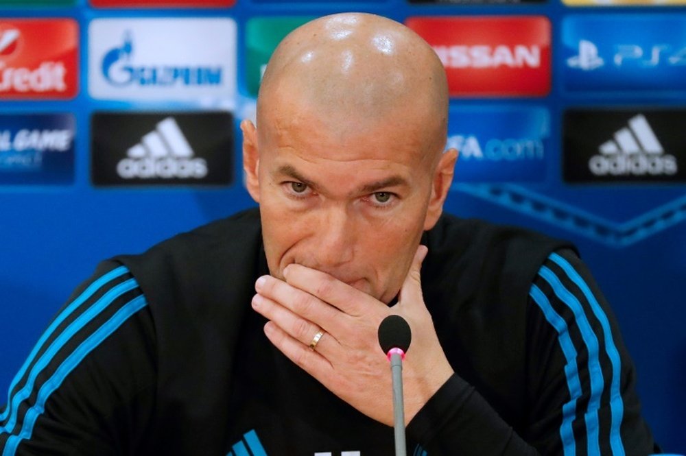 Zidane admitió que no ve el fútbol de Brasil. AFP