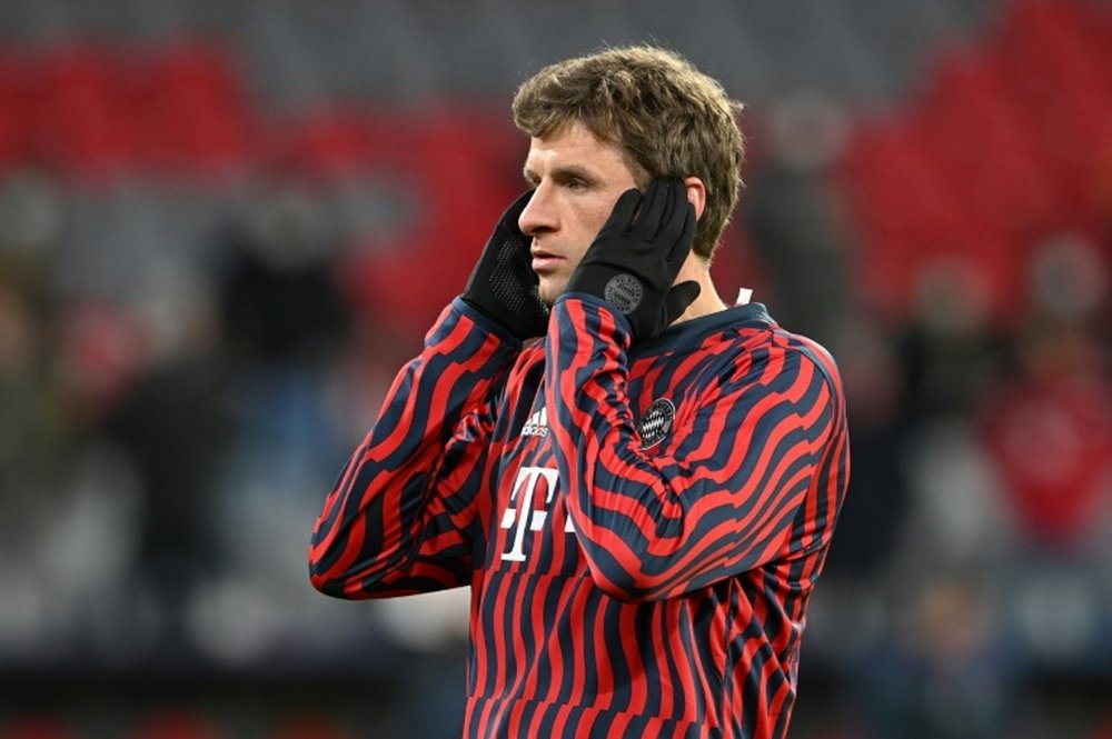 Thomas Müller fait son retour à l'entraînement. afp