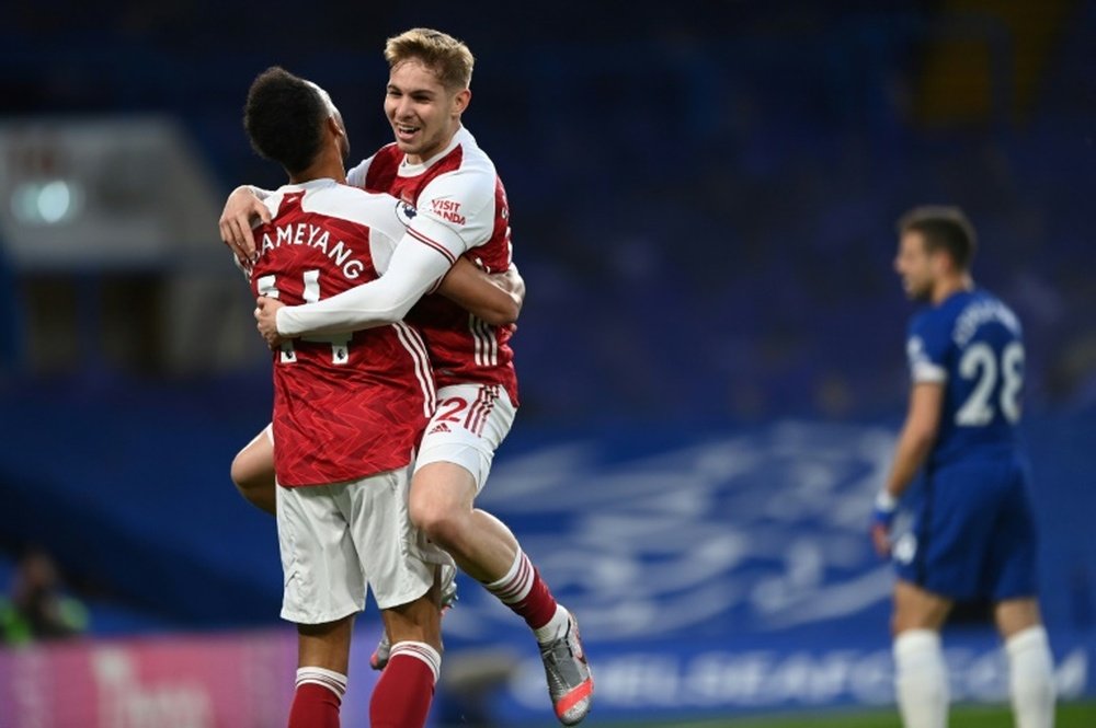 Arsenal dévoile son maillot domicile pour la saison 2021-2022. AFP