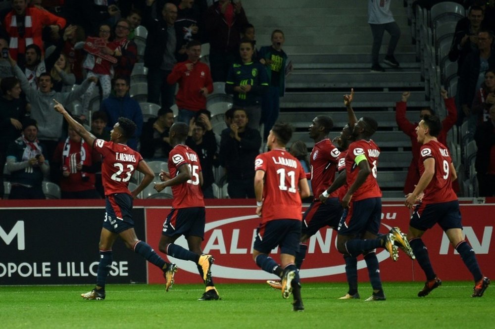Thiago Mendes marcou e o Lille bateu o Saint-Étienne. AFP