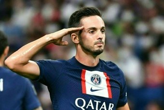 Pablo Sarabia will not play for PSG. AFP
