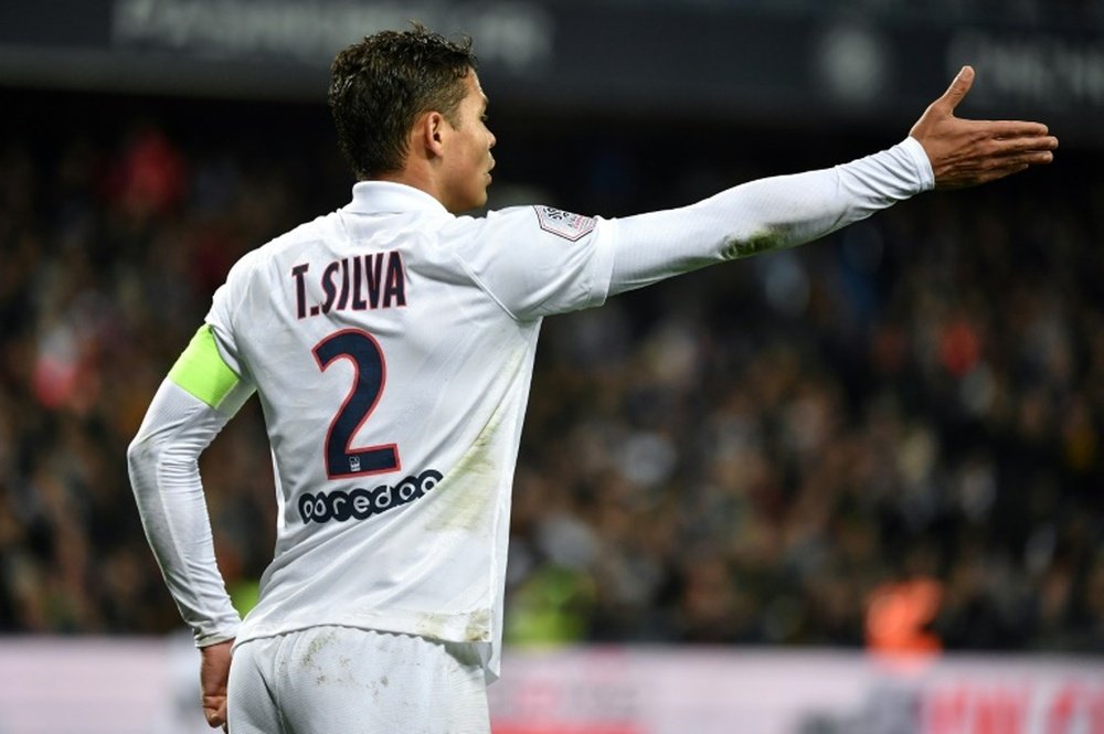 Thiago Silva exigerait 10 millions d'euros par an à son futur club. AFP