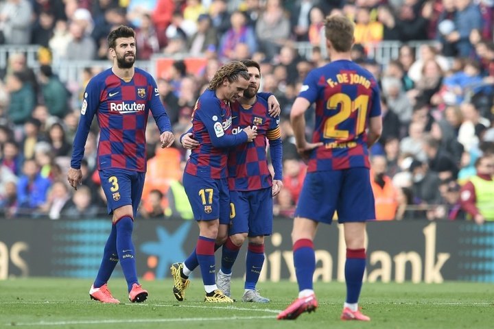Average Barca claim important victory over Getafe