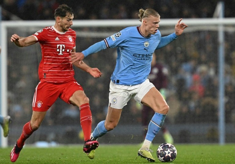 Escalações confirmadas de Bayern de Munique e Manchester City. AFP