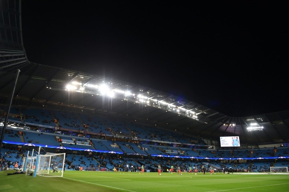 El City no esperaba que este partido generase tan poca expectación. AFP/Archivo