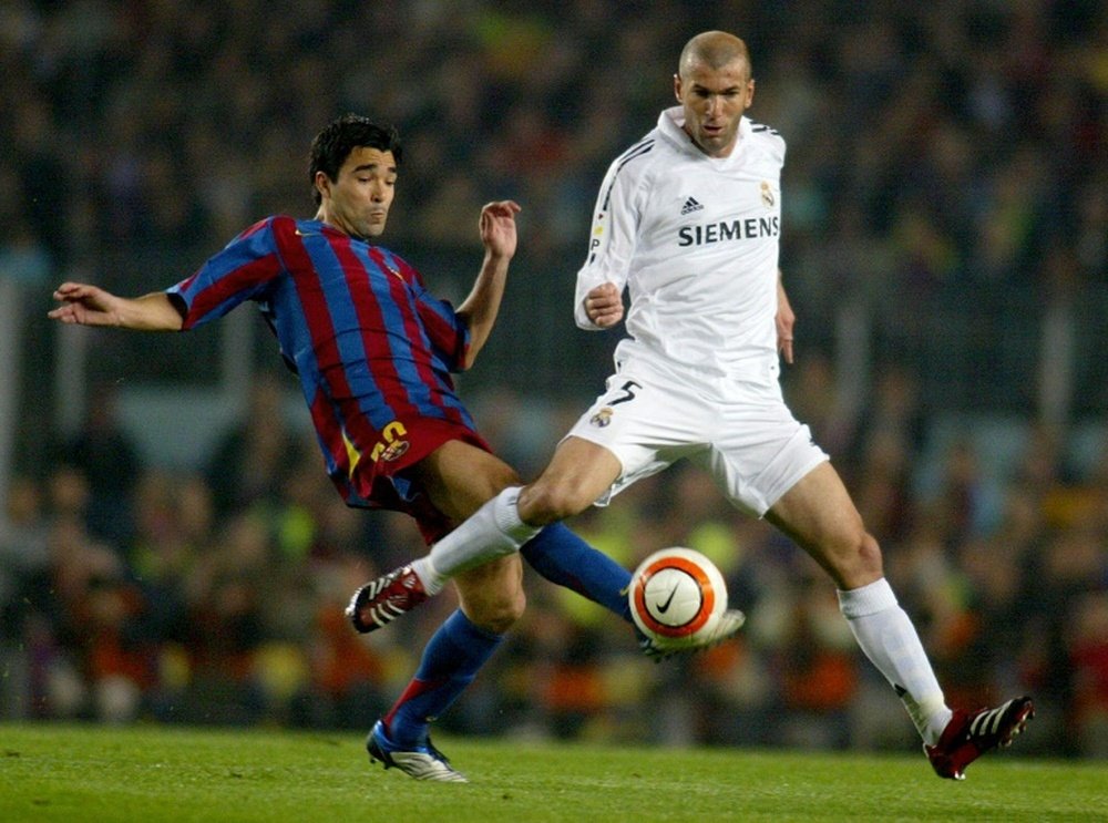 Deco fue un jugador decisivo en el Barça de Rijkaard. AFP