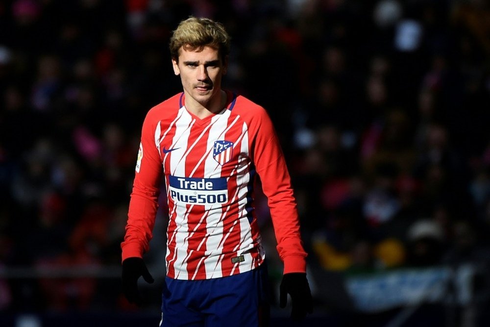 El Atlético no ha perdido en ninguno de los choques que se ha perdido Griezmann esta temporada. AFP