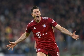 Lo spogliatoio del Bayern, infastidito con Lewandowski. AFP