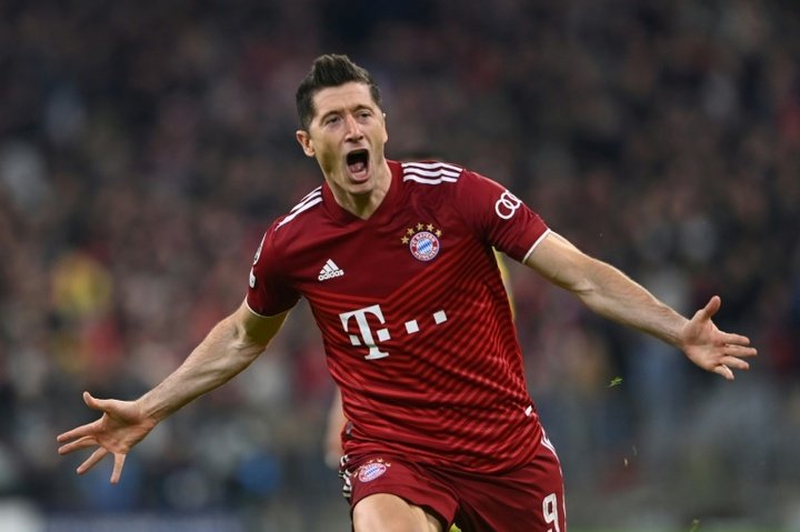 Lo spogliatoio del Bayern, infastidito con Lewandowski. AFP
