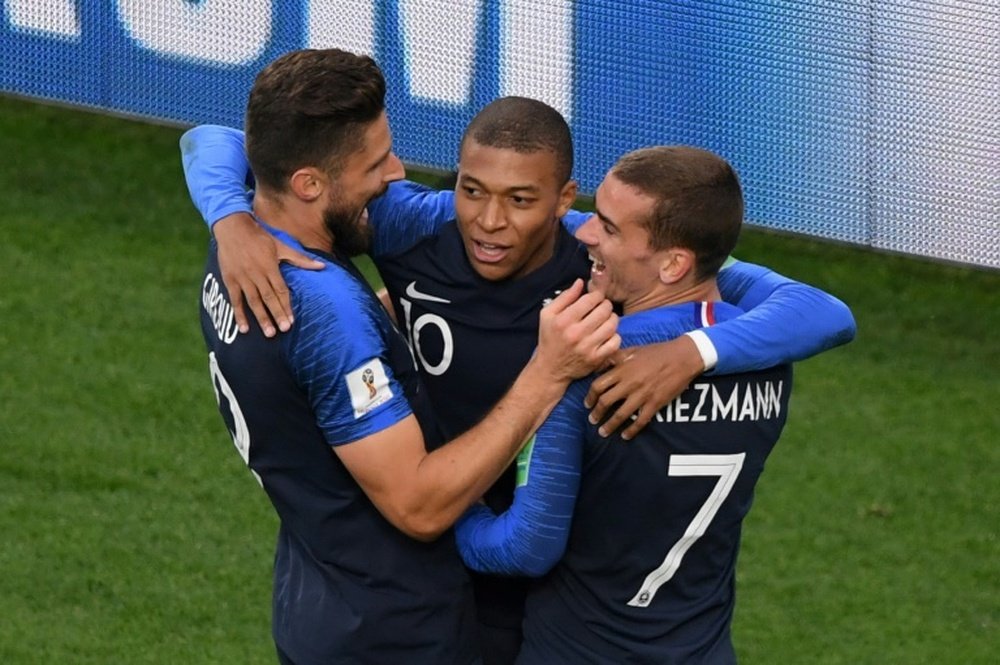 Mbappe's goal gave France a 1-0 victory. AFP