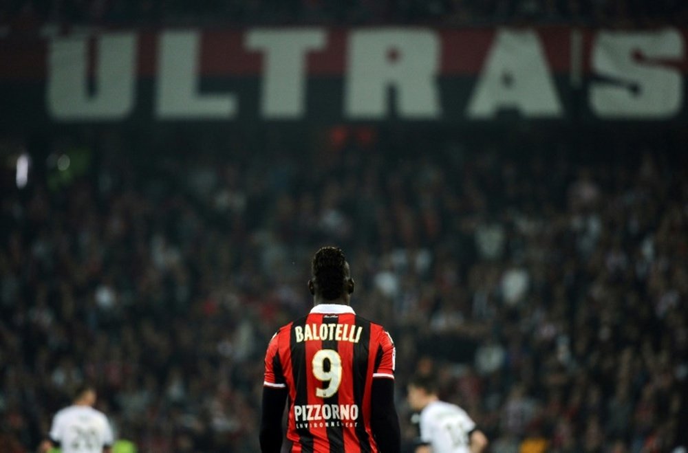 Mario Balotelli will continue at Nice next season. AFP