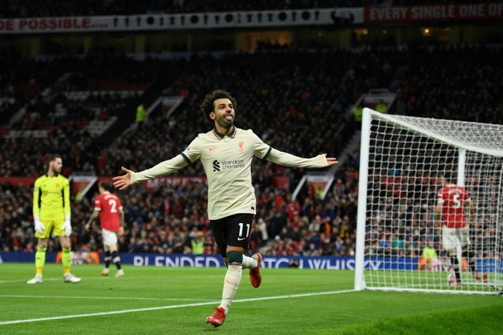 Salah devient le meilleur buteur africain de l’histoire de la Premier League. AFP