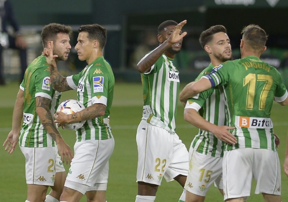 El Betis deja la Liga en un puño. EFE/Juanjo Martín